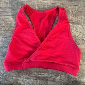 Lululemon Women's Red Sports Bra